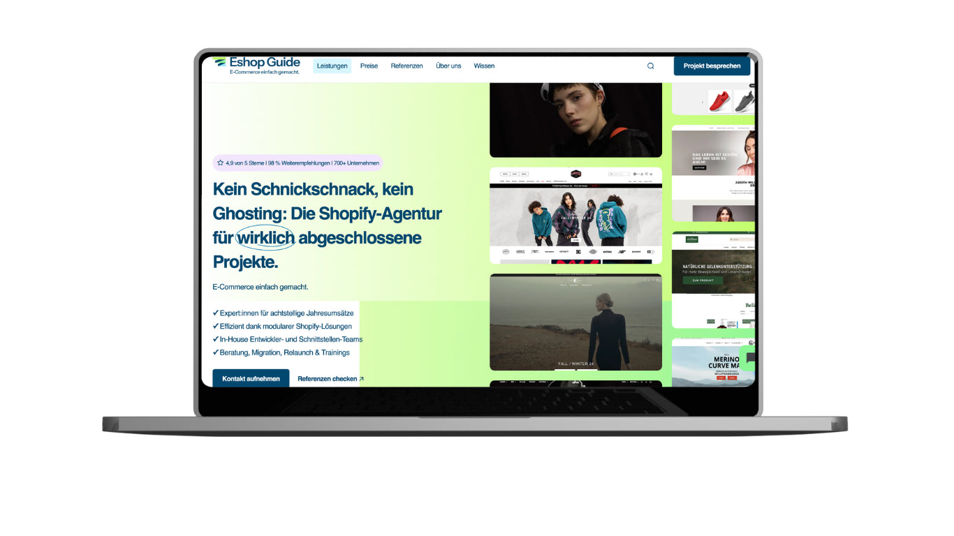 Case Study B2B: Eshop Guide 70 % mehr Anfragevolumen von Zielkund:innen durch strategische SEO und Content
