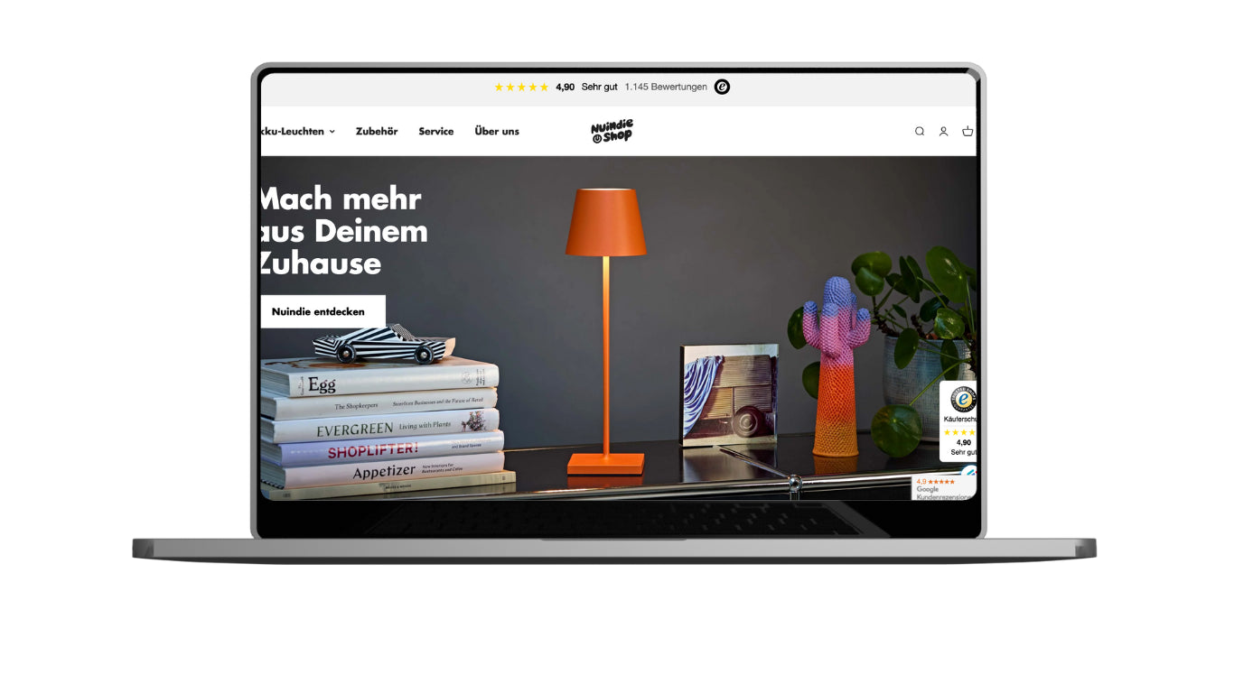 Nuindie.shop Startseite